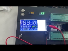 شاشة LCD HTN أحادية اللون 7 شرائح شاشة LCD الرسومية للأدوات